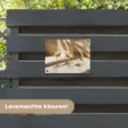 Wijn - Wijnglazen - Wit tuinposter los doek klein -sfeer3