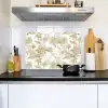 Tijger - Jungle - Vogel - Beige Inductie beschemer met haakjes klein 777 -sfeer2