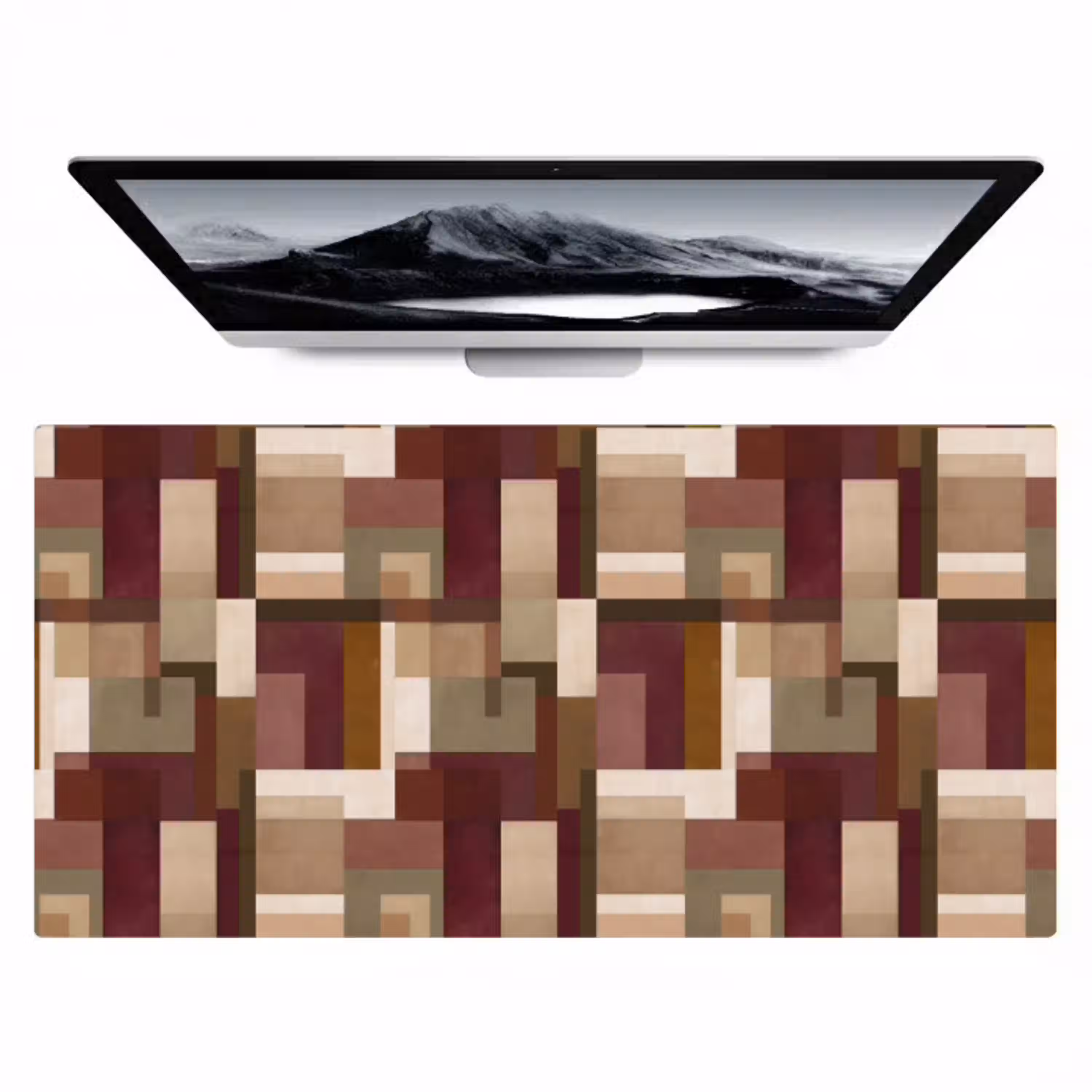 Modern - Geometrie - Kleurrijk Muismat XXL klein 681 -zzz3d