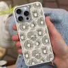 Cirkels - Patroon - Zwart Hoesje iPhone 16 Pro Max met koord klein 804 -sfeer3