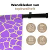 Paars - Vlekken - Geel - Pastel Wandkleed katoen klein 269 -sfeer2