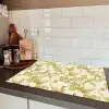 Kraanvogels - Kersenbloesem - Goud Inductie beschermer vinyl 3mm klein 276 -sfeer3