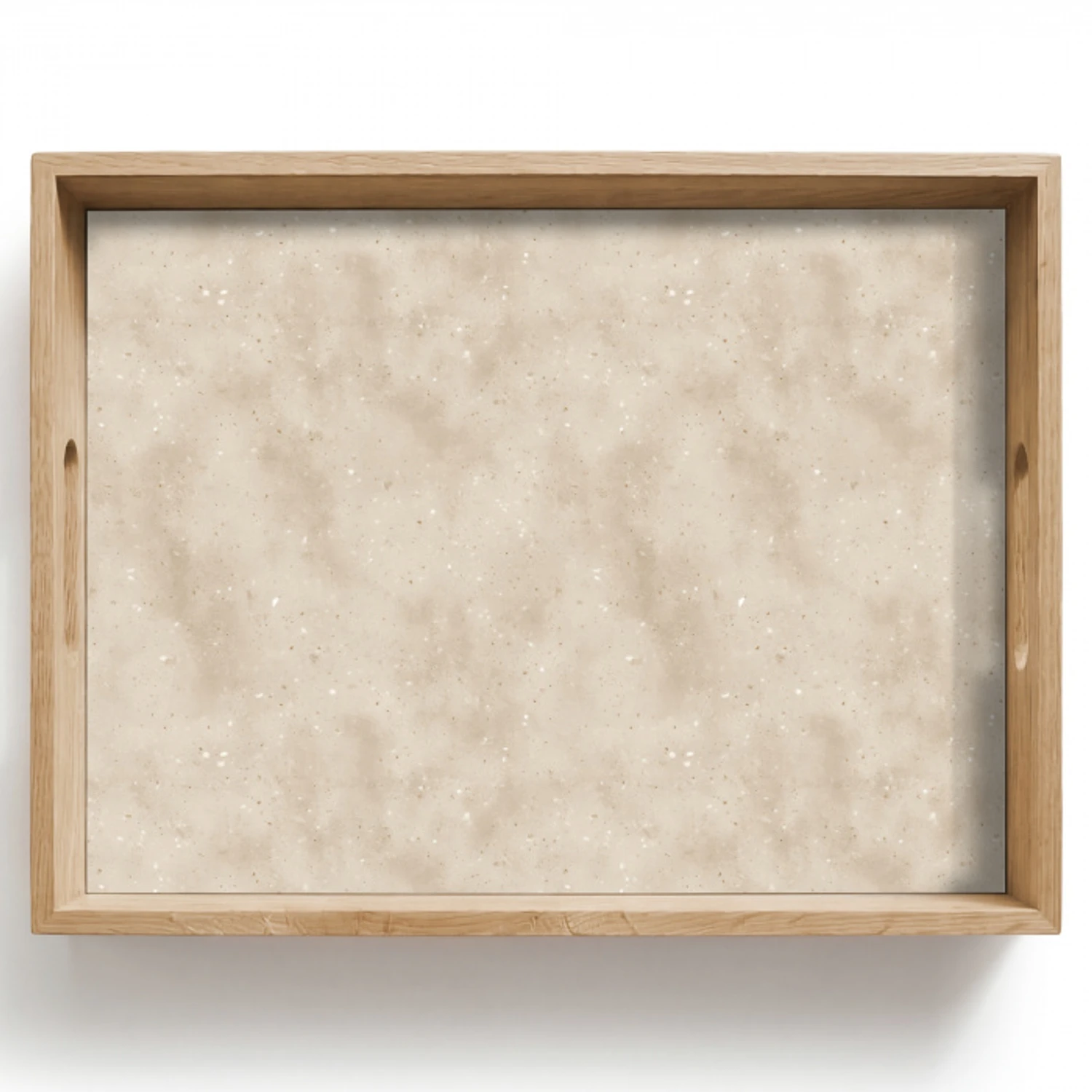 Structuur - Spikkels - Beige Dienblad Rechthoek middel 911 -z3d_shopping
