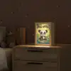 Panda - Bamboebos - Groen Light Box met kabel (Kinderlampje) klein -sfeer1_kind