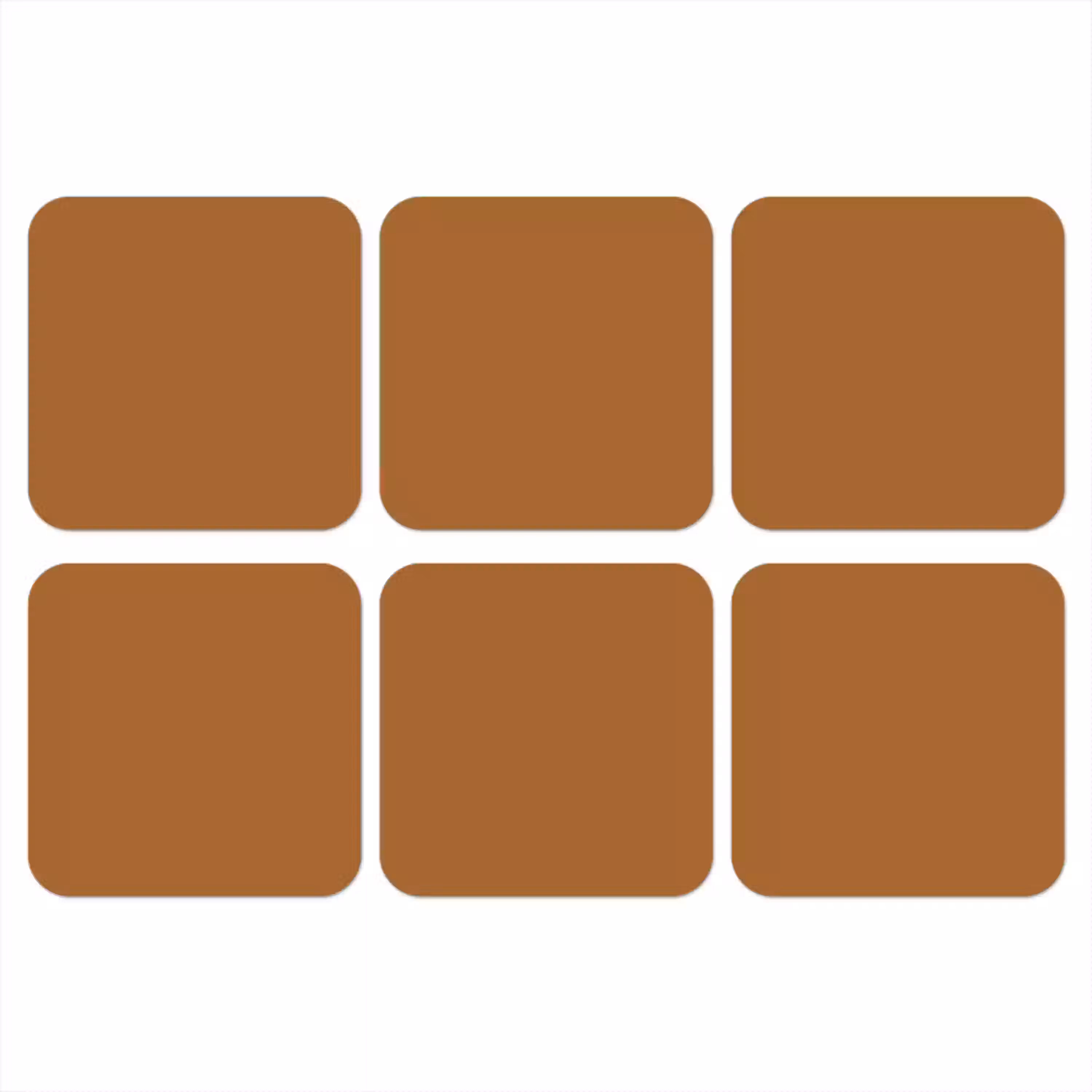 Spiced - Cinnamon - Bruin onderzetter kurk middel 366 -3d