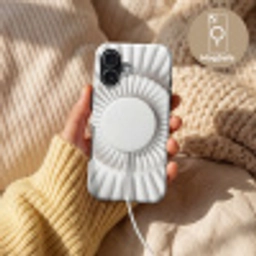 Schelp - Spiraal - Wit Toughcase MagSafe Apple iPhone 17 klein -USP_MagsafeV