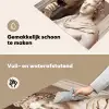 Klassiek - Marmer - Wijn Inductie beschemer met haakjes klein -ky-schoon-nl