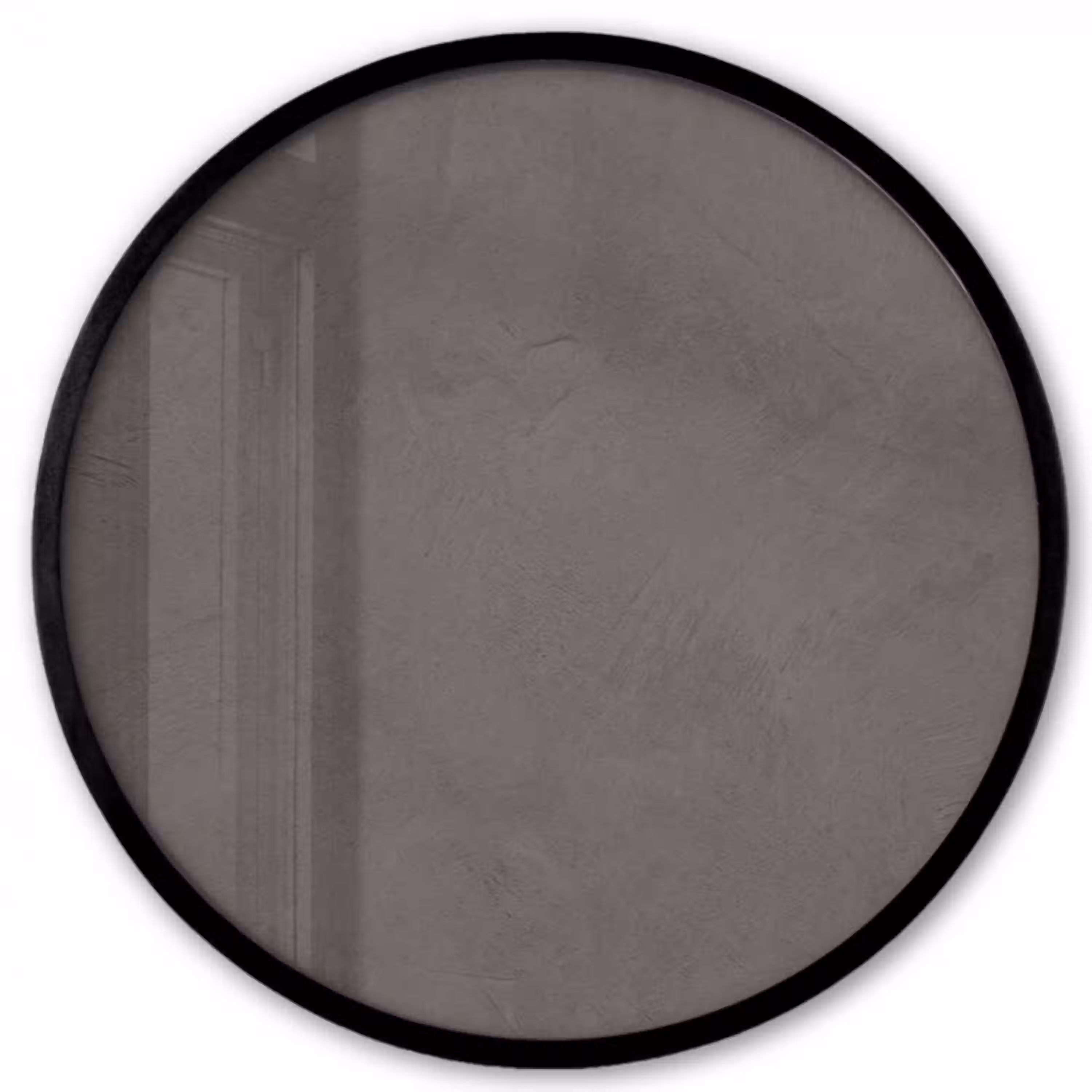 Textuur - Grijs - Modern - Abstract - Oppervlak Fotolijst rond zonder passe partout klein -3d