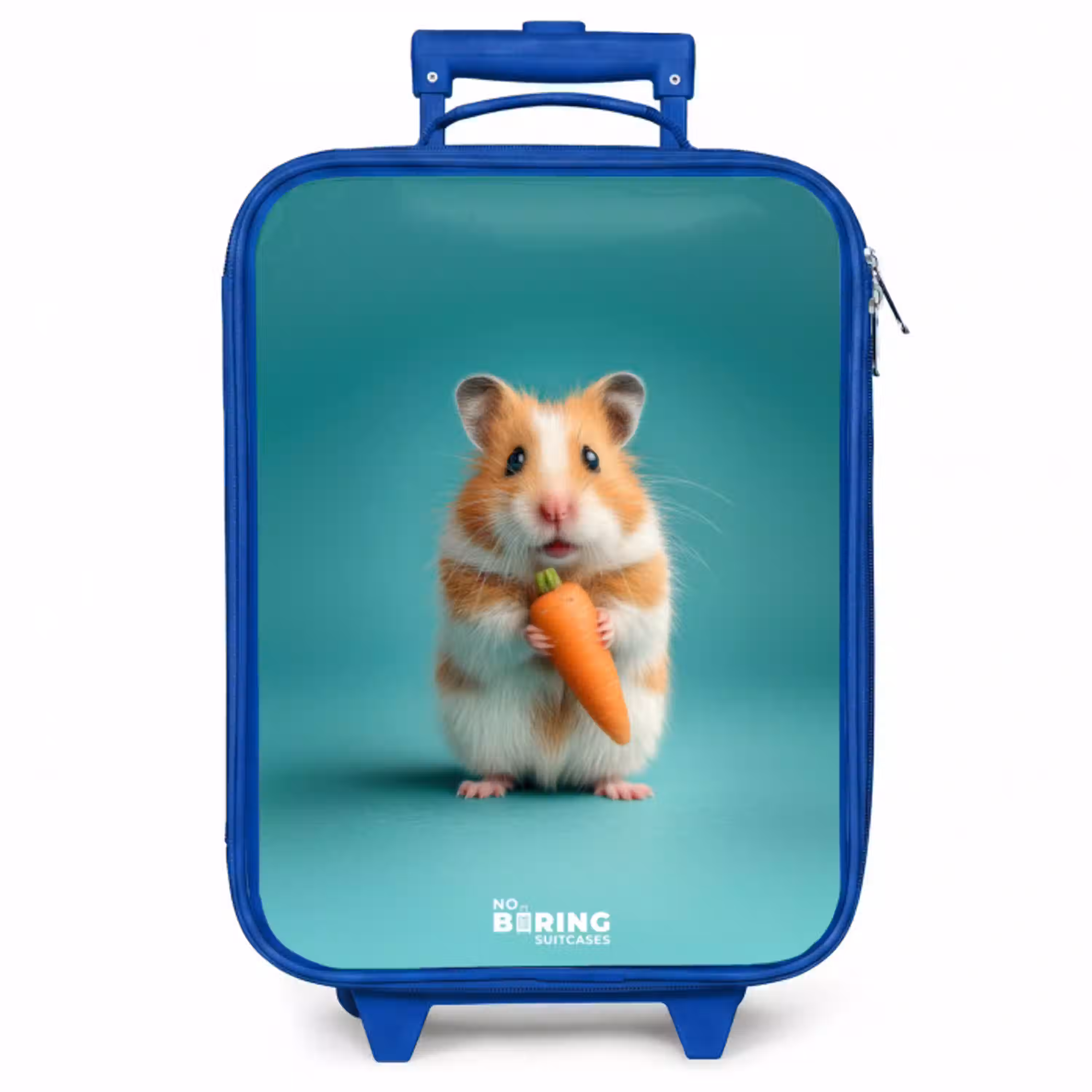 Hamster - Wortel - Dier Kinderkoffer - Blauw klein -zzz_website3d