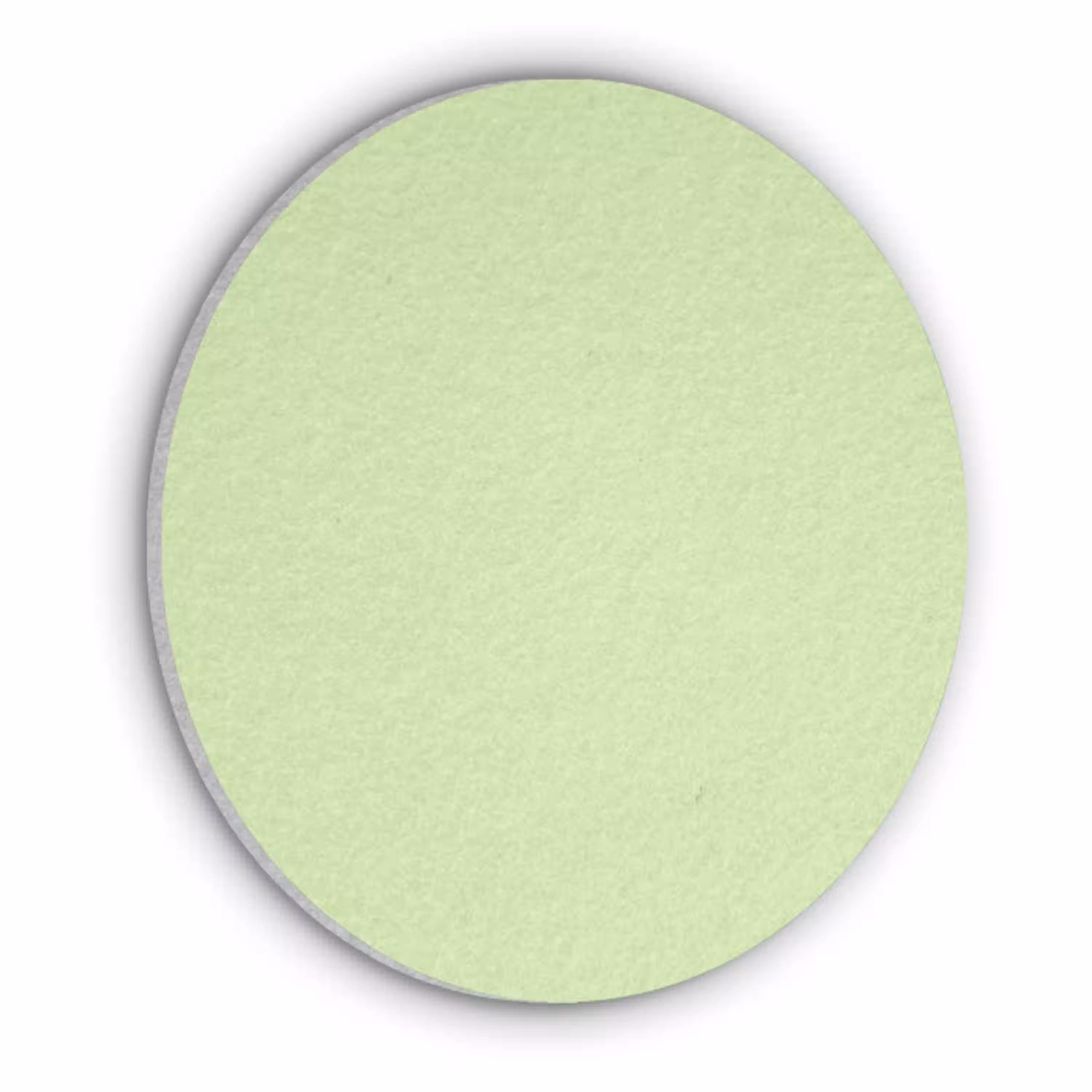 Light - Lime - Groen Akoestische PET Vilt - Rond klein 838 -3d