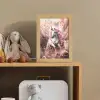 Eenhoorn - Meisje - Roze - Bloemen - Sprookje Light Box met kabel klein -sfeer2_kind