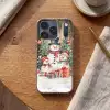 Sneeuwpop - Familie - Kleurrijk Telefoonhoesje iPhone 17 Pro klein -sfeer1