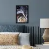 Marmer - Paars - Luxe - Marmerlook - Glitter fotolijst zwart zonder passe partout klein -sfeer3