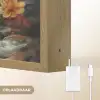 Leeuw - Wilde dieren - Planten - Natuur - Bloemen Light Box met batterij (Wandlamp) middel -USP_websiteoplaadbaarNL