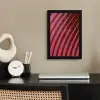 Lijnen - Rood - Beweging fotolijst zwart zonder passe partout klein -sfeer1