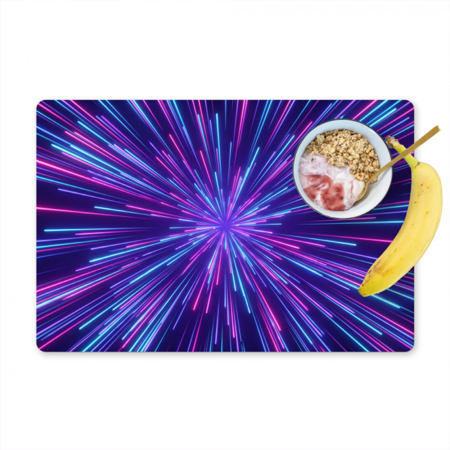 Dynamisch - Ruimte - Kleurrijk Placemat vinyl groot -zzzproduct_Kitchenyeah-website