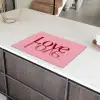 Love - Roze - Spiegeling Inductie beschermer vinyl 3mm klein -sfeer8