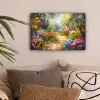Natuur - Landschap - Bloemen - Kleurrijk canvas 2cm klein -sfeer1