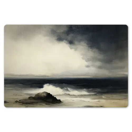 Zee - Rotsen - Storm Placemat vinyl groot -zzsfeer1_Kitchenyeah-website