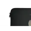 Zwarte - Hoed - Vrouw laptophoes neopreen klein -detail