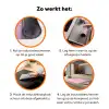 Bergtoppen - Wolken - Dromerig Inductie beschermer vinyl 3mm klein -zzzzzzz-td-werking