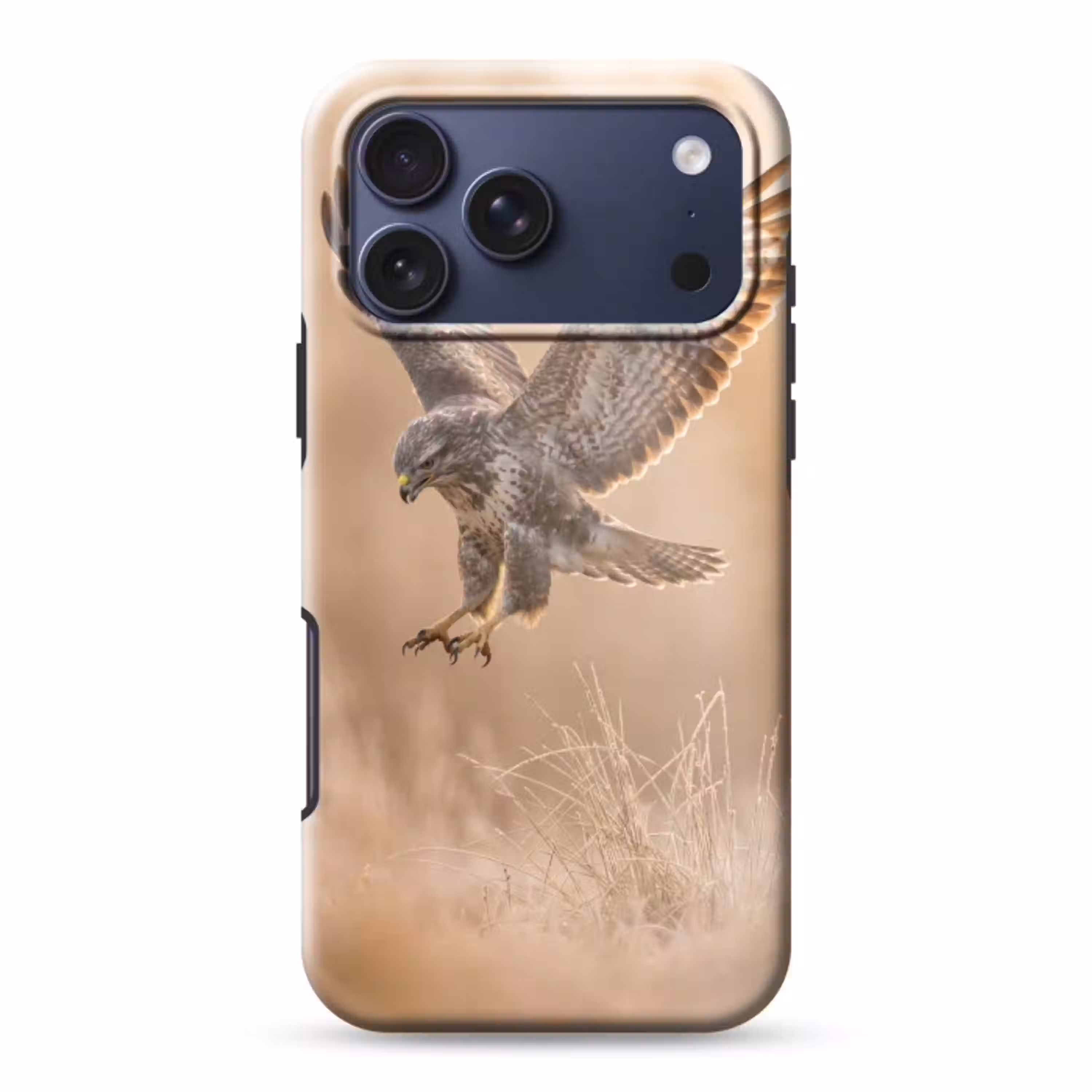 Buizerd - Roofvogel - Natuur - Bruin Toughcase MagSafe Apple iPhone 17 Pro Max klein -3d