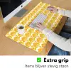 Patroon - Motief - Geel Muismat XXL klein 681 -sfeer3