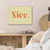 Nice - Oranje - Geel - Minimalistisch PET vilt klein -sfeer3