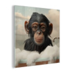 Aap - Dieren - Bad - Schuim plexiglas 5mm klein -z3d
