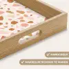 Terrazzo -  Patroon - Kleurrijk - Zalm Dienblad Rechthoek middel 911 -USP_HandgreepNL