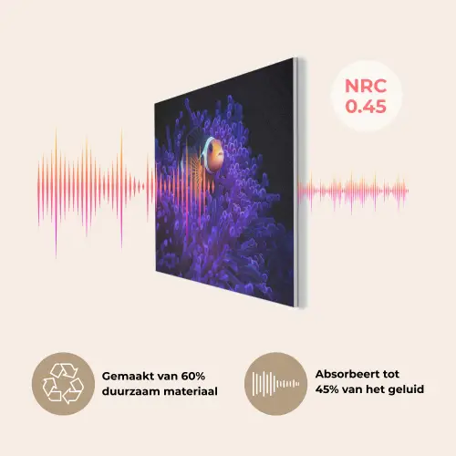Koraal - Vis - Oranje - Zee PET vilt klein -USP_NL