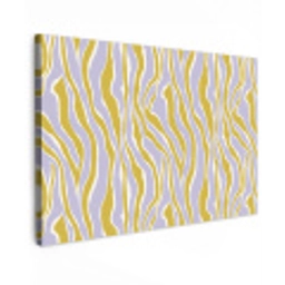 Zebra - Modern - Meerkleurig canvas 2cm klein 34 -z3d
