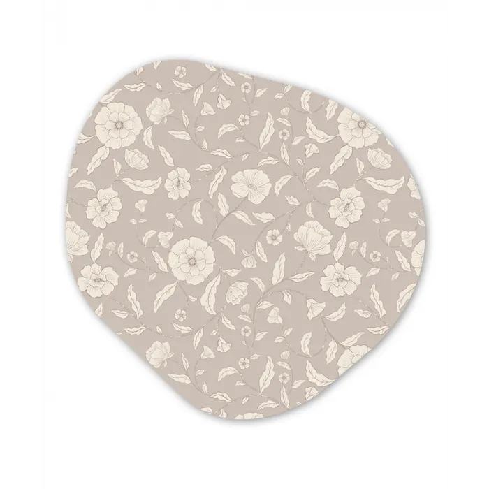 Bloemen - Blaadjes - Patroon Wandcirkel Organisch Forex 3mm klein 629 -3d