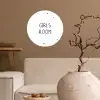 Quotes - Girls room - Meisjes - Kind - Spreuken Wandcirkel behangsticker klein -sfeer1