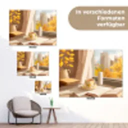 Thee - Boek - Thee - Herfst tuinposter los doek klein -Xsfeer9_DE