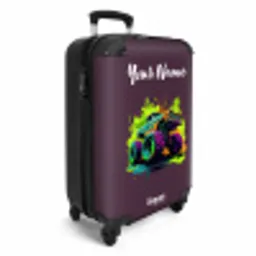 Neon Wheels NBS - Handbagage koffer - Kinderen Unisex middel -productfoto_3d