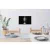 Microfoon - Delfts blauw - Muziek Muursticker klein -eettafel