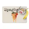 Spaghetti - tomatensaus - Parmezaanse kaas Placemat vinyl groot -zzzproduct_Kitchenyeah-website