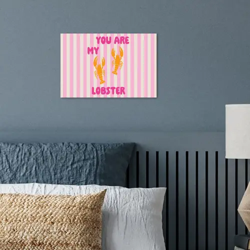 Lobster - Love - Valentijn poster papier klein -sfeer2
