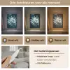 Zeewezen - Wit - Golven - Water Light Box met kabel (Tafellamp) klein -USP_lichtkleurNL