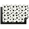 Grafisch - Modern - Zwart Inductie beschermer vinyl 3mm klein 276 -3d