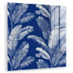 Blad - Palm - Blauw plexiglas 5mm klein 11 -zzzproduct_nieuw