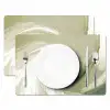 Abstract - Penseelstreken - Golven - Groen Placemat vinyl groot -zzsfeer2_Kitchenyeah-website
