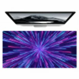 Dynamisch - Ruimte - Kleurrijk Muismat XXL klein -zzz3d