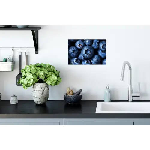 Bessen - Blauw - Fruit Muursticker klein -keuken