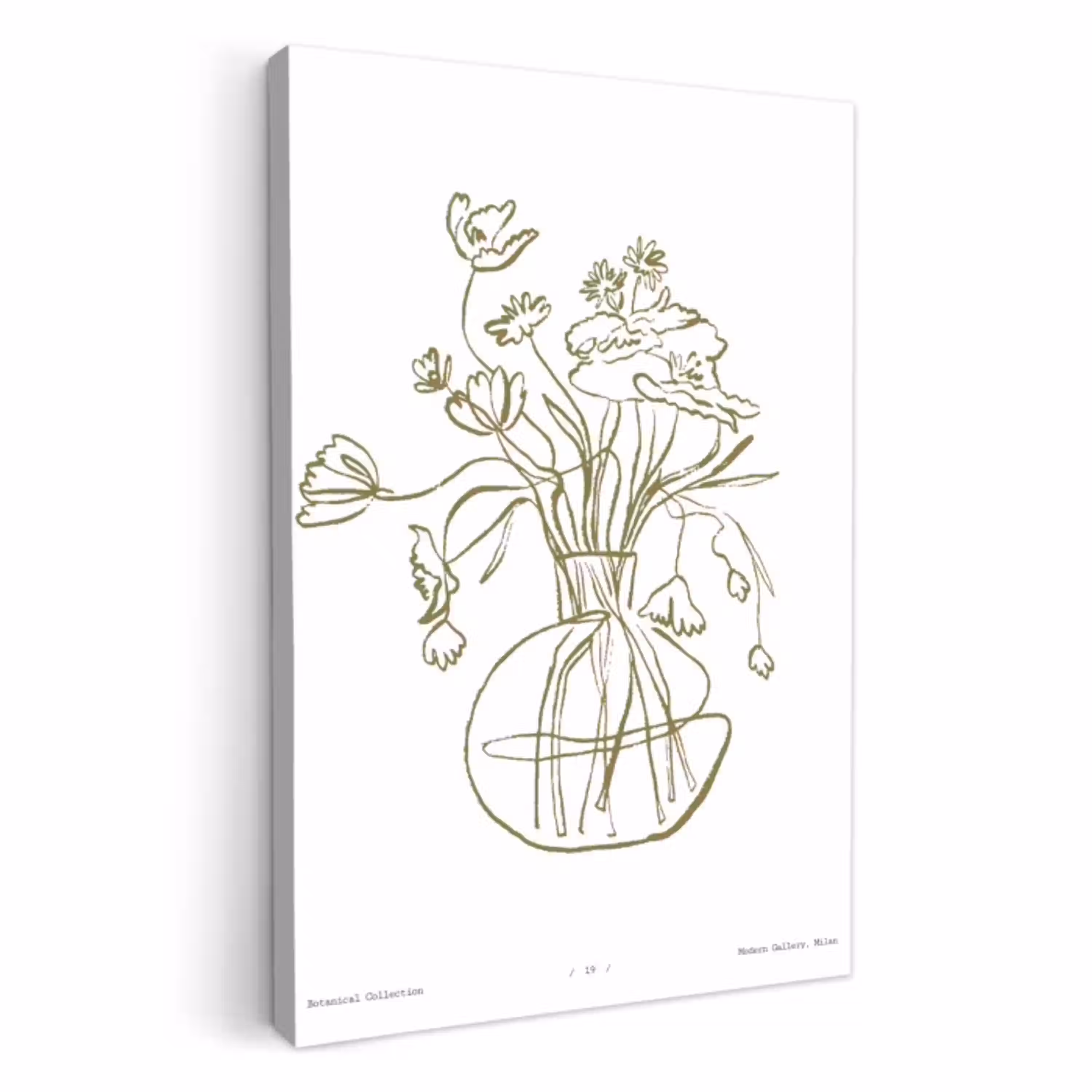 Eenvoudige Flora KitchenYeah - Keuken - Canvas klein -3d