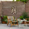 Hout - Boomstammen - Textuur Tuinposter op houten frame 2 cm dik klein -sfeer3
