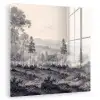 Mistig - Berglandschap - Illustratie plexiglas 5mm klein -zzzproduct_nieuw