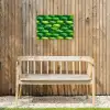 Limoenen - Druppels - Groen Tuinposter op houten frame 2 cm dik klein 845 -sfeer4