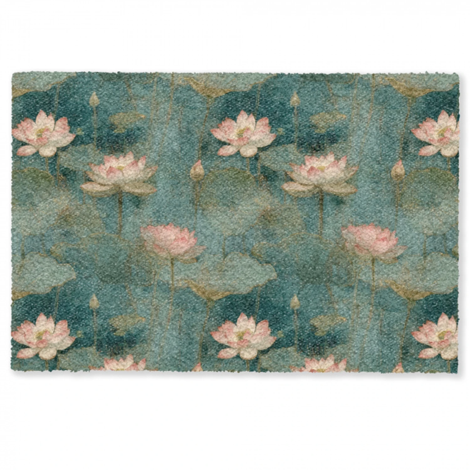 Botanisch - Bloemen - Roze Deurmat klein 898 -zkaufland3d